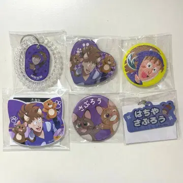 닌타마 란타로 하치야 사부로 난자 하트 캔뱃지 자수 극락탕 네임 배지