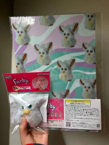 퍼비 다이토 복권 손가락 인형 클리어 파일 set