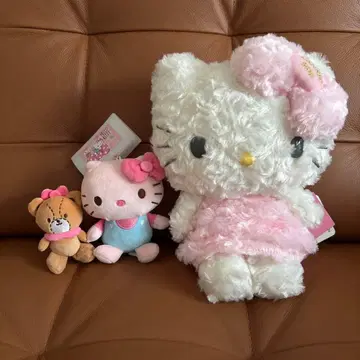 헬로키티 봉제 인형 헬로키티 봉제 인형 마스코트 타이니 참 미사용 새상품