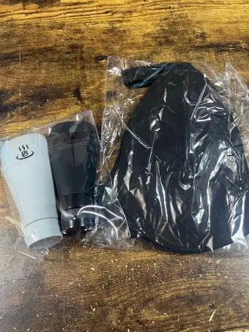 JUNON 프로듀스 굿즈 사우나 캡 & 샴푸 보틀 2개