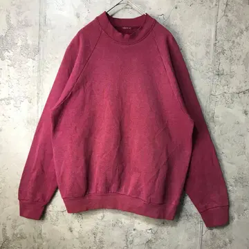 B1550 구제 의류 트레이닝복 맨투맨 래글런 마젠타 90s Y2K