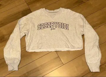 5252BYO101 그레이 로고 트레이닝복 F