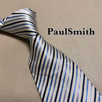 폴스미스 넥타이 스트라이프 도트 비즈니스 수트 실크