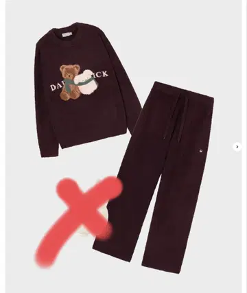 도쿄 디반카 동디바 피카부 다크위크 라운지웨어 세트