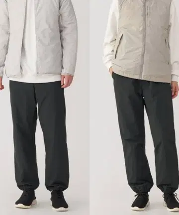 무인양품 발수 보온 윈드 팬츠 블랙 M 사이즈