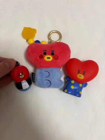 BT21 TATA 봉제 인형 마스코트 3종 세트