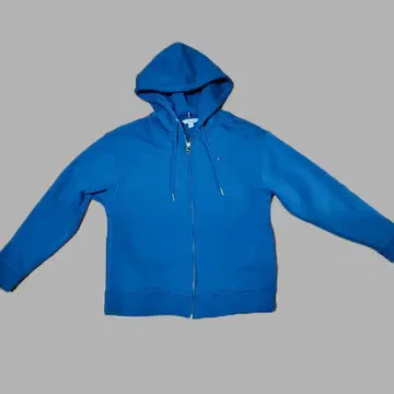 [새상품] 타미힐피거 풀 집업 후드티 파랑 M