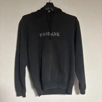 PHATRNK 후드 부착 후드티 블랙