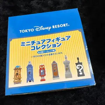 도쿄 디즈니 리조트 미니어처 피규어 컬렉션 패스트 패스 발권기