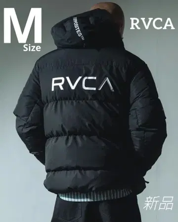 RVCA 남성용 다운 자켓 M 사이즈 퍼퍼 자켓 충전솜