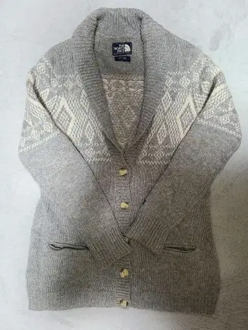 THE NORTH FACE 다이아몬드 패턴 스웨터 S