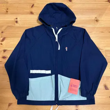 PARROTT CANVAS 마운틴 후드티 M 네이비 남성용 택 포함