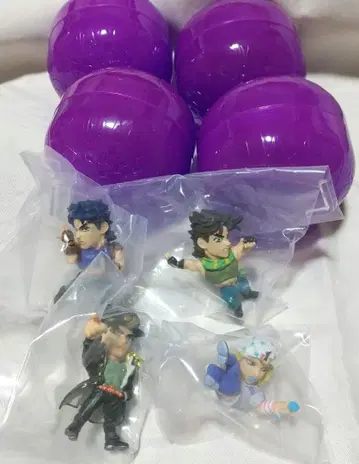 죠죠의 기묘한 모험 JOJO 구슬 캡슐 히어로즈 01 전 4종 세트