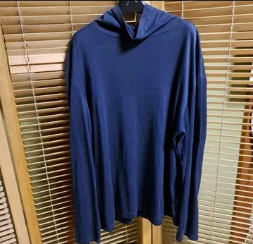 선스펠 터틀넥 티셔츠 사이즈 L 네이비