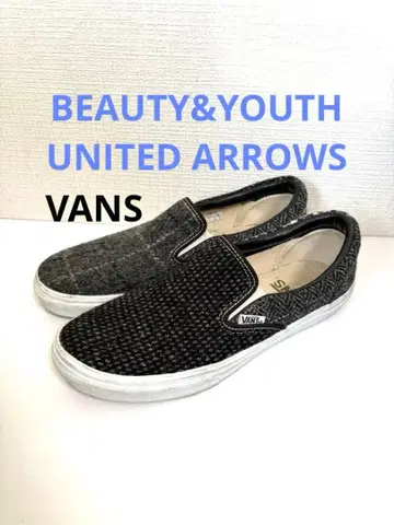 VANS x BEAUTY&YOUTH 해리스 트위드 슬립온 US 11
