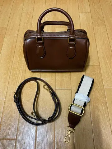 [ ZARA ] 시티백 다크 골든 브라운