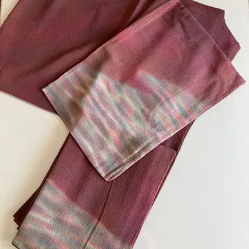 호몬기 츠케사게 핑크 그라데이션 무지개 염색