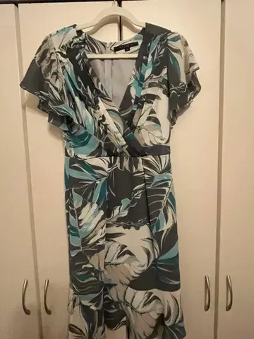 MATIERA 반팔 무릎 기장 원피스 38