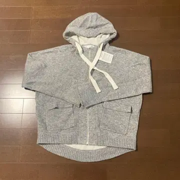 DOCLASSE 그레이 후드 부착 후드티