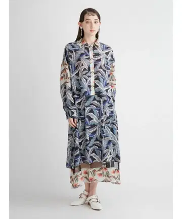 [ 새상품급 세트 판매 ] FURFUR 빈티지 알로하 셔츠 스커트