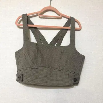 [새상품급] FURFUR 본딩 뷔스티에