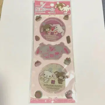 SUGAR BUNNIES 반사 씰 3개입