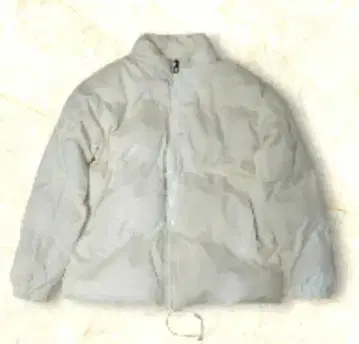 화이트 다운 자켓 플리스 안감 도톰 속기모 새상품급