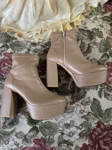 에스페란자 베이지 숏부츠