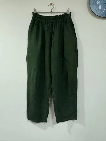 젠 선생님의 일상복 테이퍼드 팬츠 두꺼운 원단