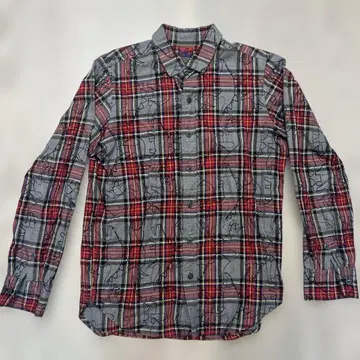 BRUNABOINE 체크 무늬 긴팔 셔츠 사이즈 0