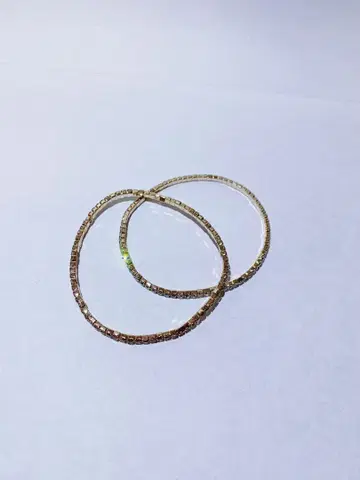 골드 뱅글 2개 세트