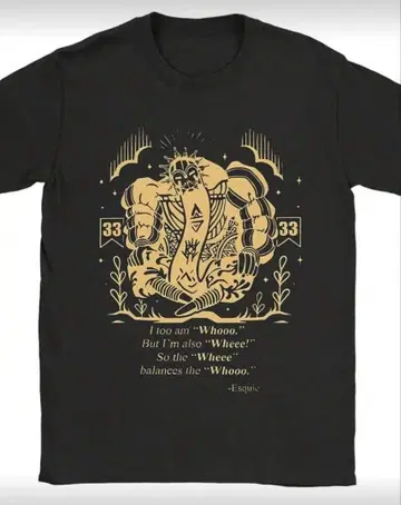 [새상품] Expedition 33 티셔츠 XL 블랙 엑스페디션33