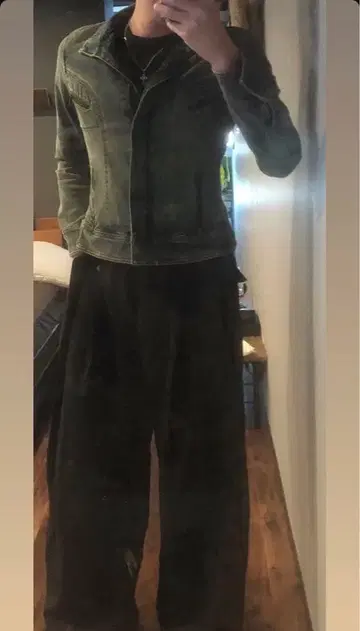 KUMIKYOKU 다크 데님 자켓 s