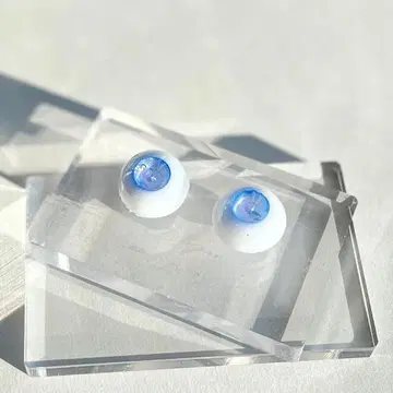 인형 눈 20mm 오로라 블루 레진 눈 핸드메이드