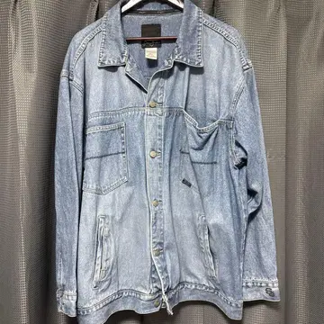 션 존 라이트 블루 데님 자켓 XXL
