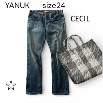인기 야누크 YANUK 세실 CECIL 데님 24