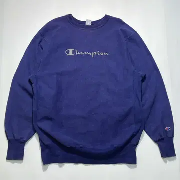 90s 챔피온 USA제 리버스 위브 2XL 파랑 보라색 맨투맨 7357