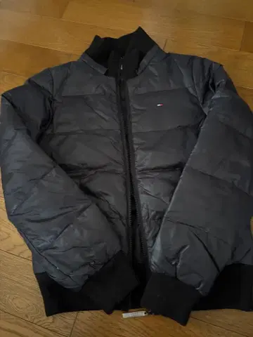 tommy=girl 블랙 다운 자켓 S