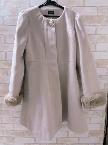 evelyn 비쥬 코트 핑크