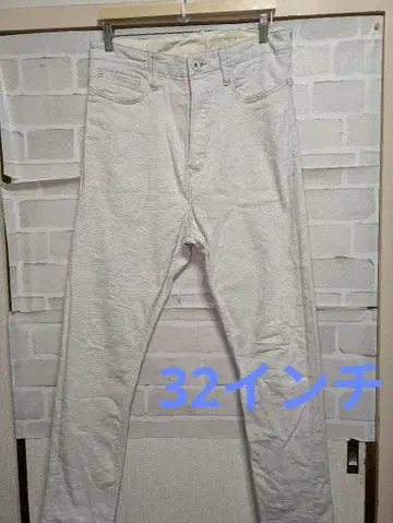 NATALDESIGN 플랩 데님 팬츠 32인치 사루엘 팬츠