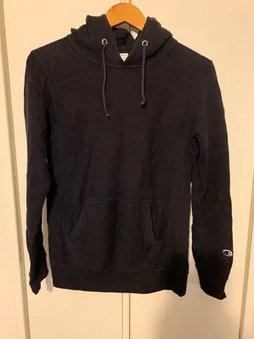 Champion 챔피온 블랙 후드 부착 후드티
