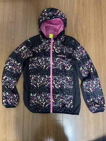 adidas 후르츠 패턴 후드 부착 자켓