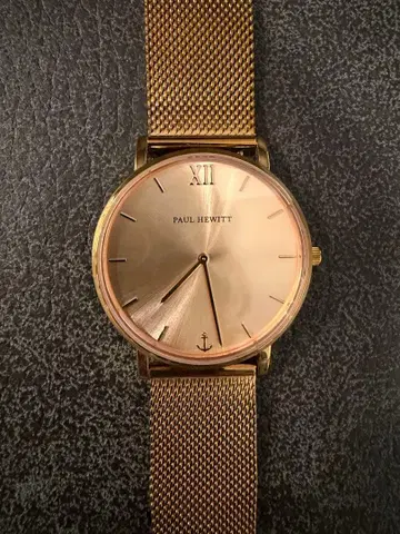 PAUL HEWITT 골드 손목시계