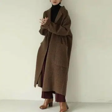 todayful Over Check Coat 38