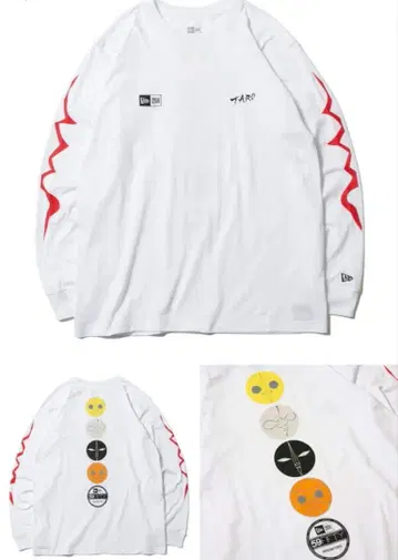 뉴에라 티셔츠 긴팔 NEW ERA 롱티 콜라보 오카모토 타로 태양의 탑