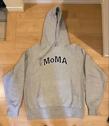 Champion 후디 MoMA Edition 그레이