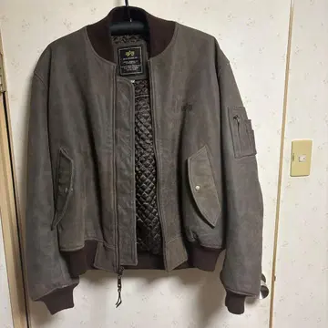 ALPHA 브라운 MA-1 플라이트 자켓