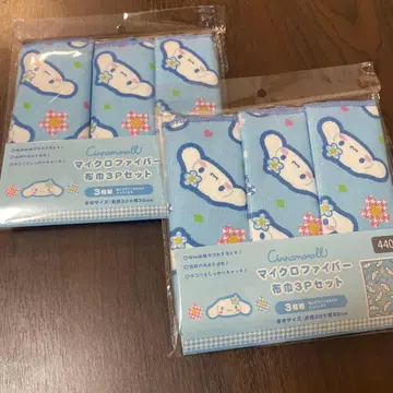 시나모롤 극세사 행주 3개 세트 x 2