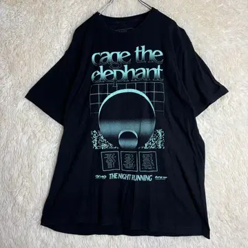 XL T셔츠 Cage the Elephant 투어T셔츠 밴드T