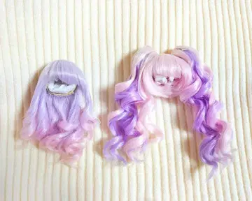 인형 가발 3.5~4인치 2점 묶음 1